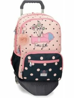 Mochila Doble Compartimento Con Carro Enso Friends Together