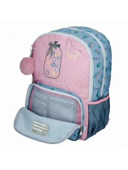 Mochila Doble Compartimento Con Carro Enso We Love Flowers 3 Mochila Doble Compartimento Con Carro Enso We Love Flowers - Imagen 3