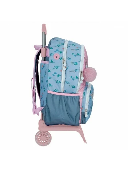 Mochila Doble Compartimento Con Carro Enso We Love Flowers 4 Mochila Doble Compartimento Con Carro Enso We Love Flowers - Imagen 4