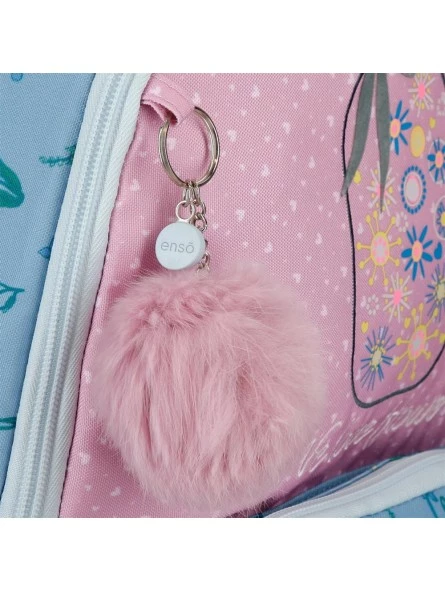 Mochila Doble Compartimento Con Carro Enso We Love Flowers 8 Mochila Doble Compartimento Con Carro Enso We Love Flowers - Imagen 8