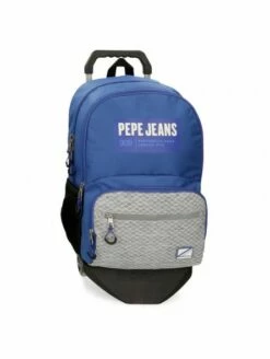 Mochila Doble Compartimento Con Carro Pepe Jeans Darren