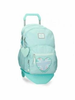 Mochila Doble Cremallera Con Carro Pepe Jeans Nerea