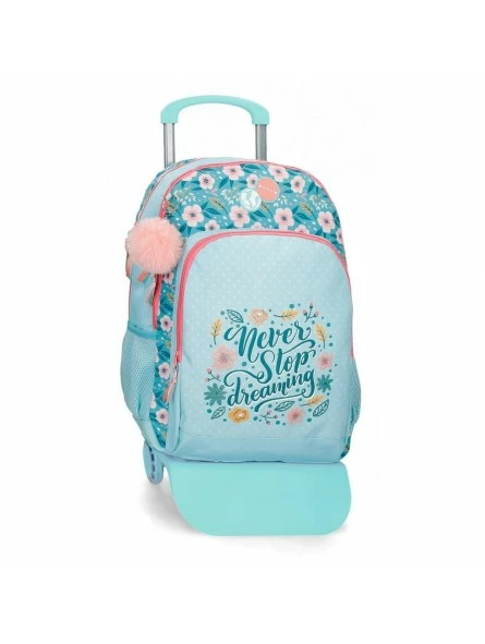 Mochila Dos Compartimentos Con Carro Movom Never Stop Dreaming 1 Mochila Dos Compartimentos Con Carro Movom Never Stop Dreaming