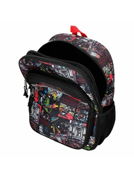 Mochila Dos Compartimentos Con Carro Star Wars Galactic Team 2 Mochila Dos Compartimentos Con Carro Star Wars Galactic Team - Imagen 2