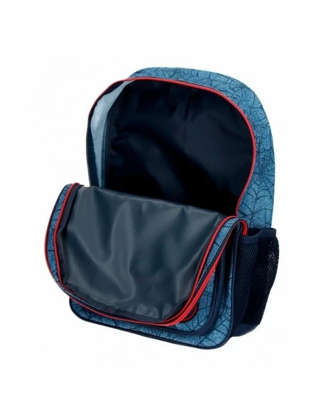Marvel Mochila Dos Compartimentos Con Carro Spiderman Denim 2 Marvel Mochila Dos Compartimentos Con Carro Spiderman Denim - Imagen 2