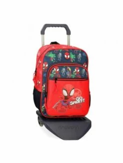 Marvel Mochila Grande Con Carro Go Spidey