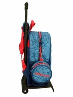 Marvel Mochila Guardería Con Carro Spiderman Denim -Maletas Tony Tienda de ventas mochila guarderia con carro spiderman denim 2