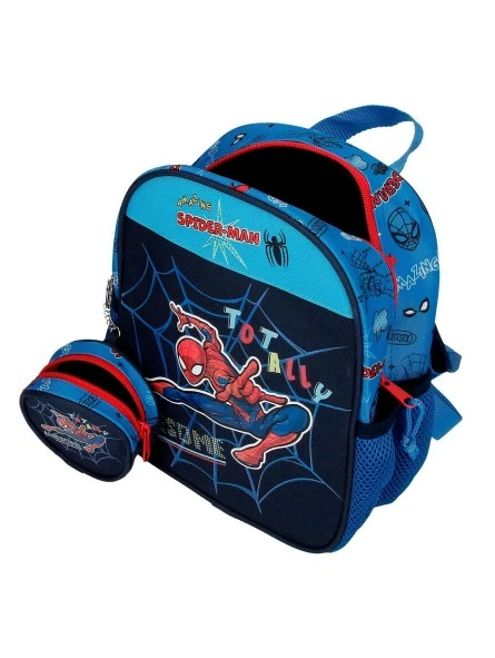 Marvel Mochila Guardería Con Carro Spiderman Totally Awesome 2 Marvel Mochila Guardería Con Carro Spiderman Totally Awesome - Imagen 2