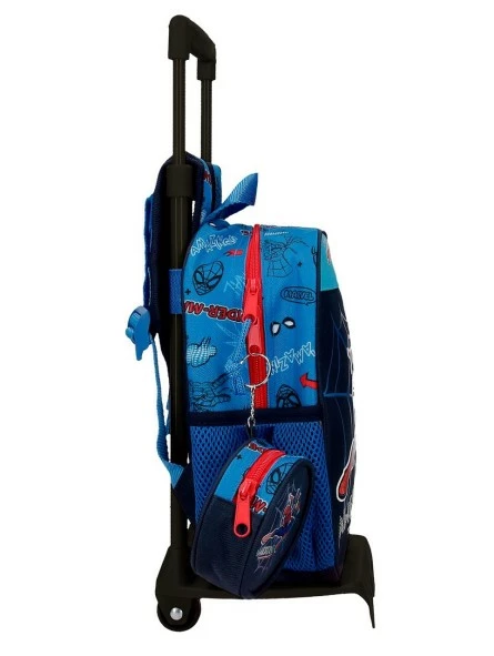 Marvel Mochila Guardería Con Carro Spiderman Totally Awesome 3 Marvel Mochila Guardería Con Carro Spiderman Totally Awesome - Imagen 3