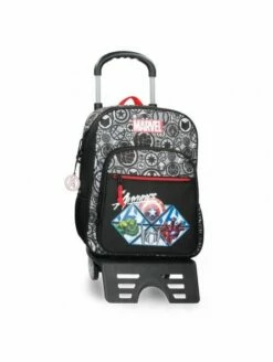 Marvel Mochila Mediana Con Carro Avengers Heroes