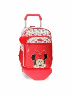 Disney Mochila Mediana Con Carro Minnie Diva
