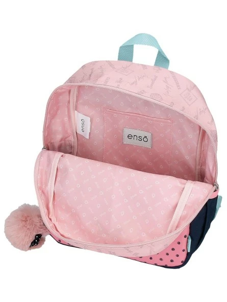 Mochila Mediana Con Carro Enso Bonjour 2 Mochila Mediana Con Carro Enso Bonjour - Imagen 2