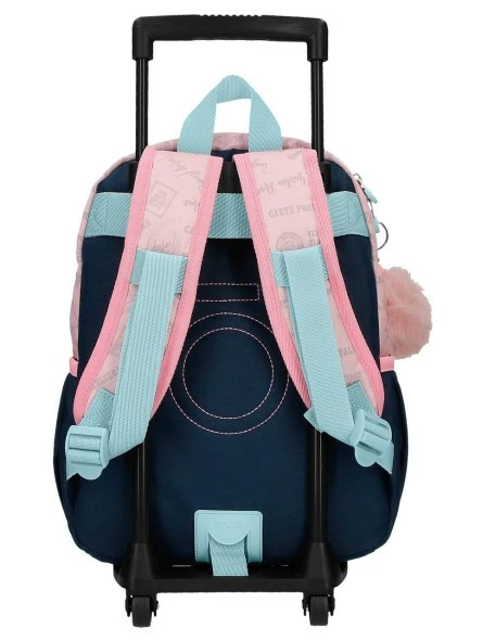 Mochila Mediana Con Carro Enso Bonjour 4 Mochila Mediana Con Carro Enso Bonjour - Imagen 4