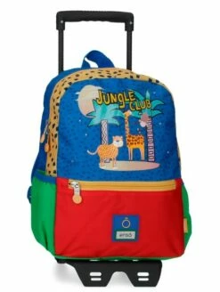 Mochila Mediana Con Carro Enso Jungle Club
