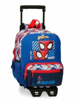 Marvel Mochila Pequeña Con Carro Spiderman Hero