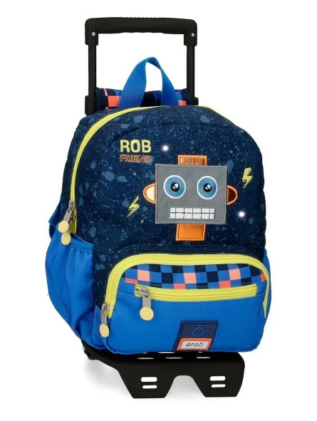 Mochila Preescolar Con Carro Enso Rob Friend 1 Mochila Preescolar Con Carro Enso Rob Friend