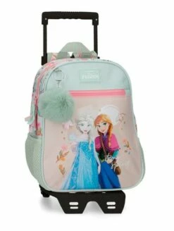 Disney Mochila Preescolar Con Carro Frozen Strong Spirit