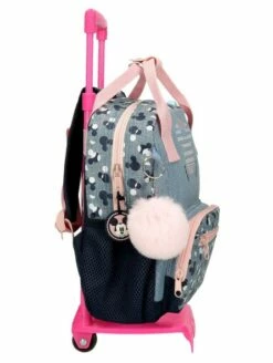 Disney Mochila Preescolar Con Carro Mickey Denim -Maletas Tony Tienda de ventas mochila preescolar con carro mickey denim 2