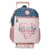 Mochila Preescolar Con Carro Roll Road One World