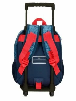 Marvel Mochila Preescolar Con Carro Spiderman Denim -Maletas Tony Tienda de ventas mochila preescolar con carro spiderman denim 3