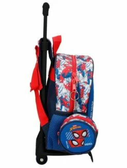 Marvel Mochila Preescolar Con Carro Spiderman Hero -Maletas Tony Tienda de ventas mochila preescolar con carro spiderman hero 2