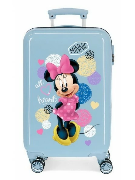 Maleta Cabina Disney Love Minnie All Heart Azul 1 Maleta Cabina Disney Love Minnie All Heart Azul
