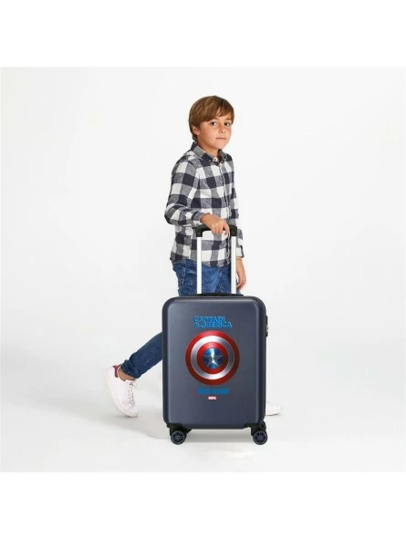 Maleta Cabina Marvel Capitán América Marino 2 Maleta Cabina Marvel Capitán América Marino - Imagen 2