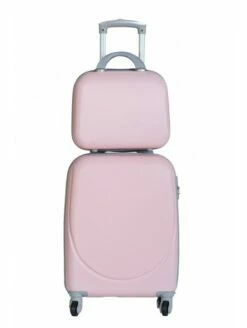 Maleta Cabina + Neceser Tony Basic Rosa