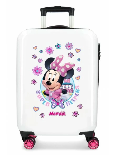 Disney Maleta Cabina Minnie Super Helpers Blanca 1 Disney Maleta Cabina Minnie Super Helpers Blanca