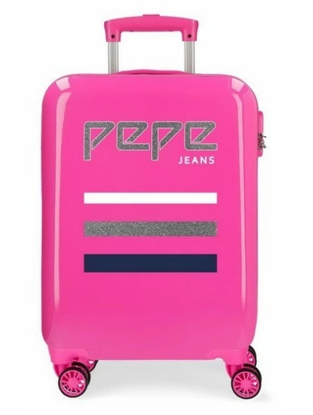 Maleta Cabina Pepe Jeans World Fucsia 1 Maleta Cabina Pepe Jeans World Fucsia