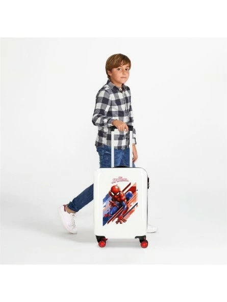 Marvel Maleta Cabina Spiderman Geo Blanca 2 Marvel Maleta Cabina Spiderman Geo Blanca - Imagen 2