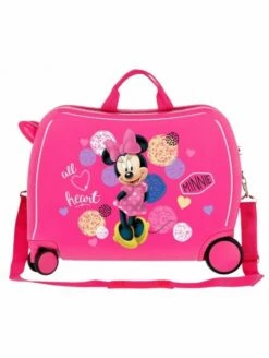 Maleta Correpasillos Disney Love Minnie All Heart Rosa