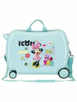 Disney Maleta Correpasillos Enjoy Minnie Icon Turquesa -Maletas Tony Tienda de ventas maleta correpasillos enjoy minnie icon turquesa 3