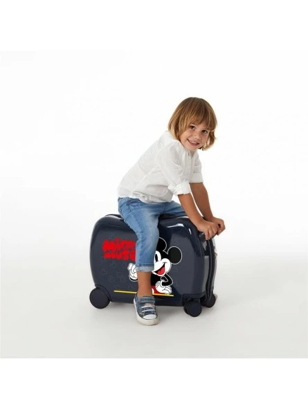Disney Maleta Correpasillos Mickey Mouse Fashion Azul 2 Disney Maleta Correpasillos Mickey Mouse Fashion Azul - Imagen 2