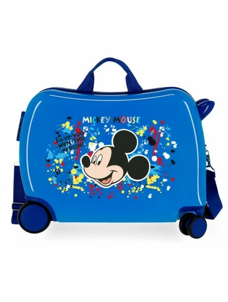 Disney Maleta Correpasillos RG Mickey Colour Mayhem Azul 1 Disney Maleta Correpasillos RG Mickey Colour Mayhem Azul