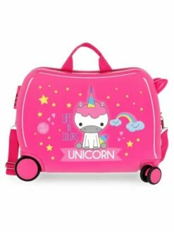 Maleta Correpasillos RG Roll Road Little Me Unicorn Rosa