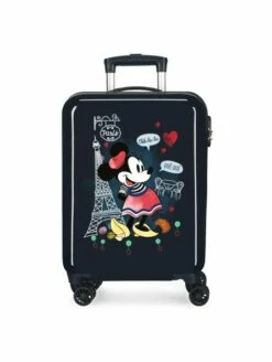 Disney Maleta Cabina Minnie Around The World Paris Azul