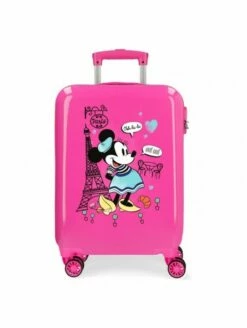 Disney Maleta De Cabina Minnie Around The World Paris Rosa