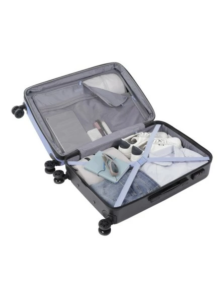 Maleta Mediana Expandible Totto Bazy Azul 2 Maleta Mediana Expandible Totto Bazy Azul - Imagen 2